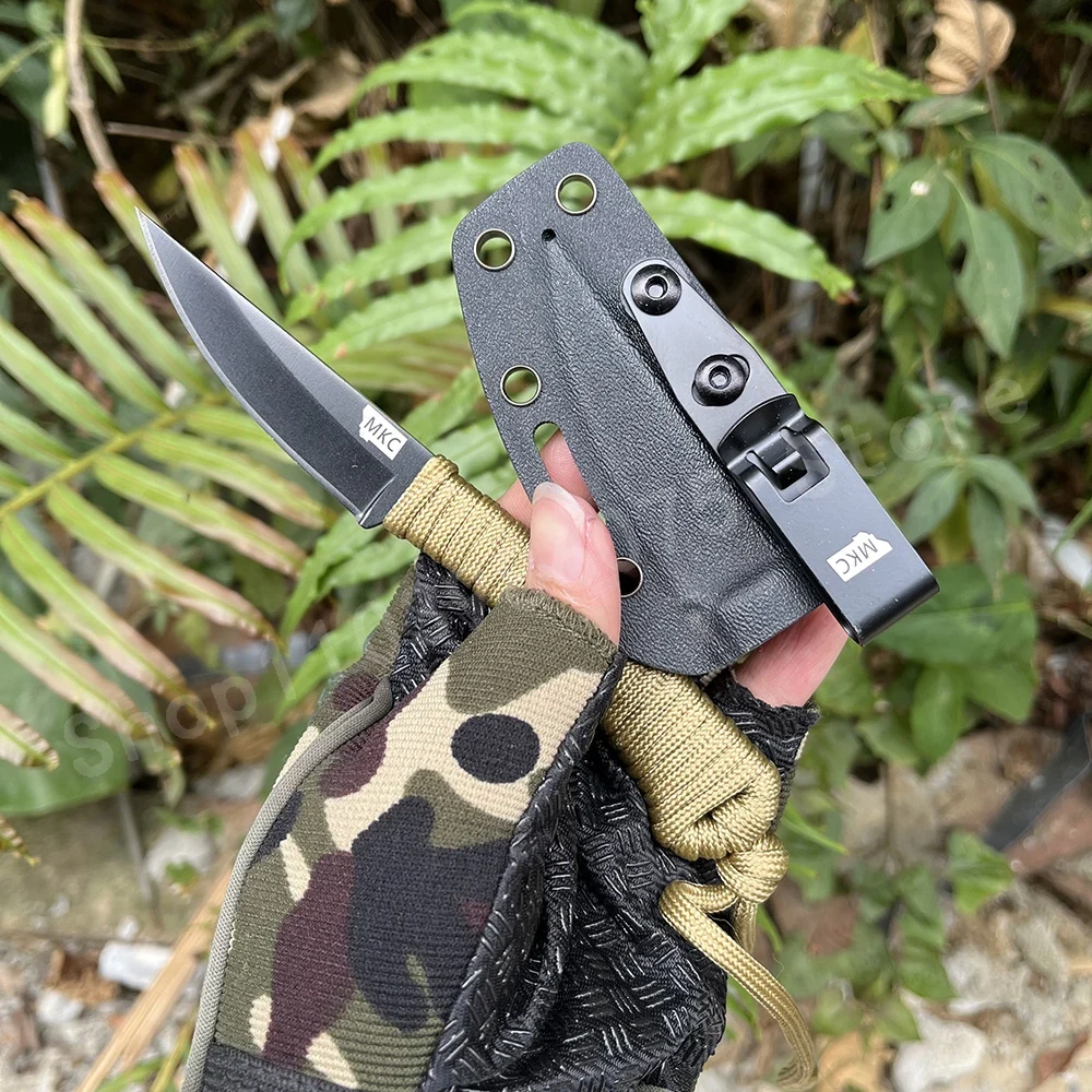 MK.C Portable Small Straight K - Bushcraft Knife Fixed ulasan dan harga