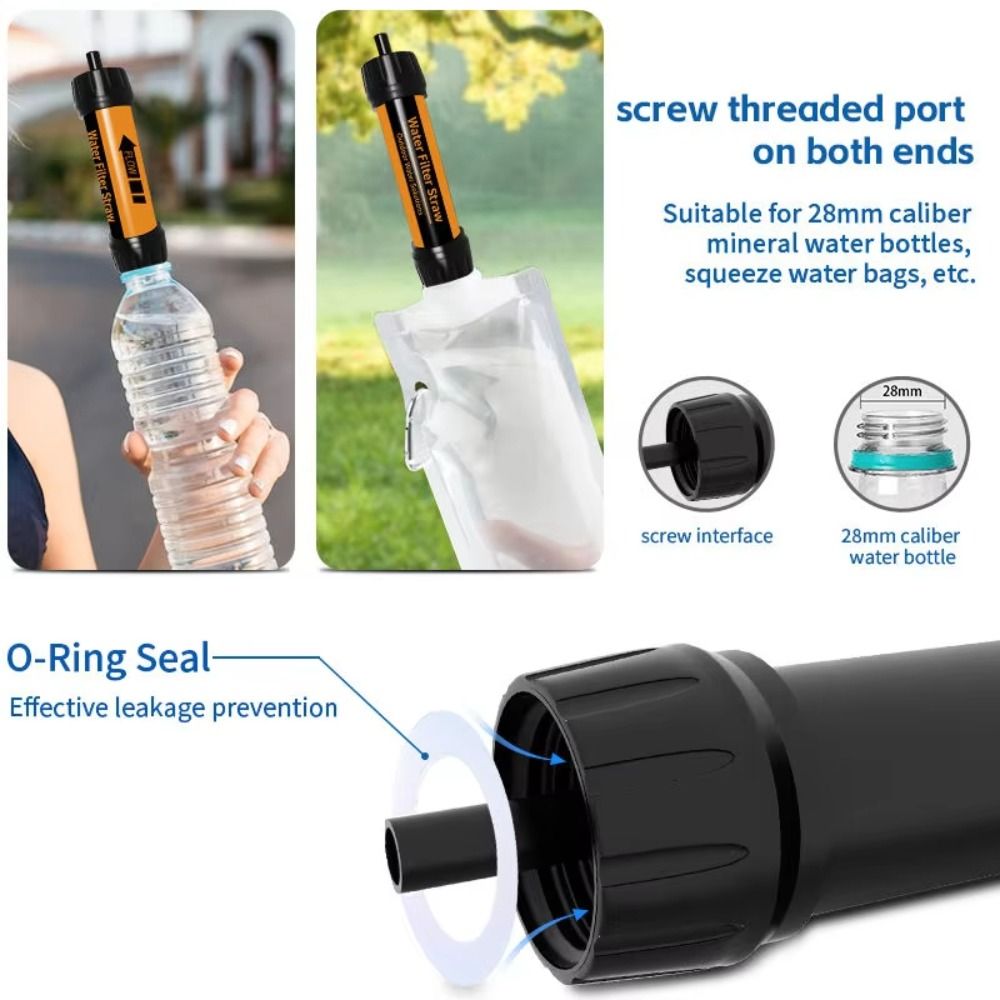 Mini Mini Water Filter Straw P - Water Purification Straw ulasan dan harga