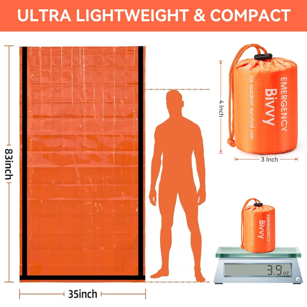 Emergency Sleeping Bag Surviva - Emergency Mylar Tent ulasan dan harga