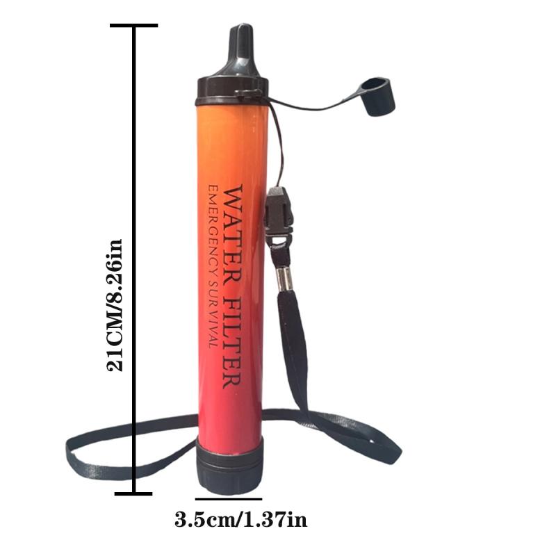 Outdoor Emergency Survival Wat - Water Purification Straw ulasan dan harga