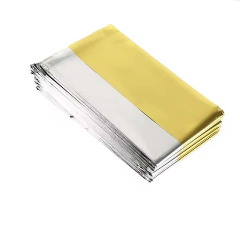 Gold‑Silver Mylar Thermal Surv - Survival Blanket Reflective ulasan dan harga